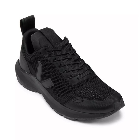 Veja x Rick Owens Collaboration Black Performance Runner Sneakers 42 8.5
